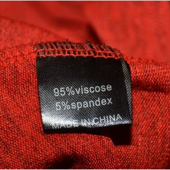 Southern Stitch Ladies Red Hooded Bell Sleeves Pullover Sweatshirt Dress Size XL - Picture 13 of 14